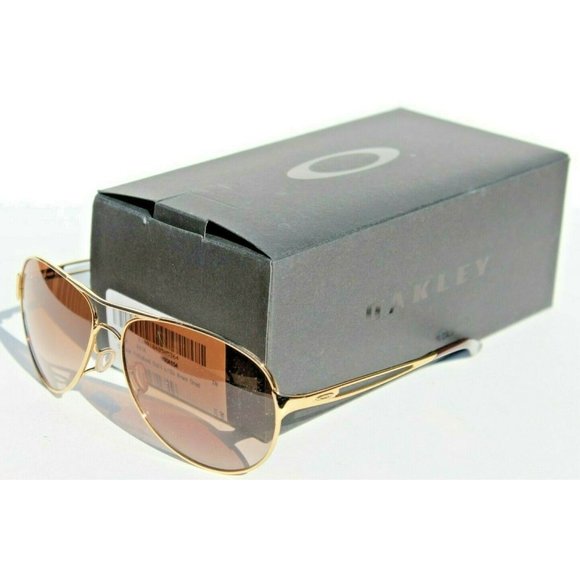 OAKLEY Caveat Sunglasses Womens Polished Gold/Dark Brown Gradient NEW OO4054-07 main image 8